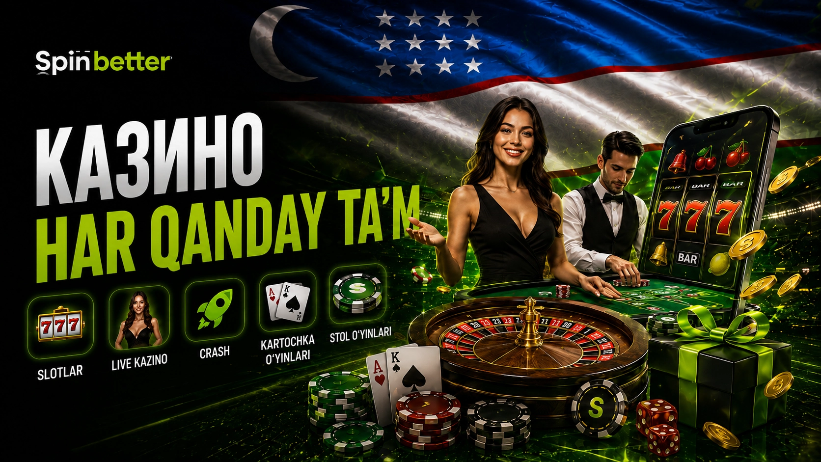 SpinBetter Casino uz
