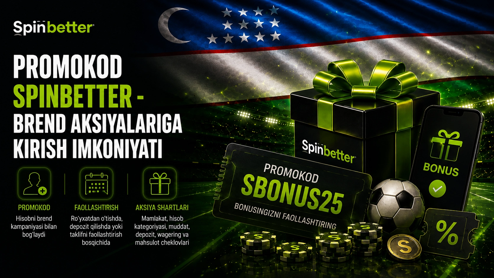 SpinBetter Promo uz